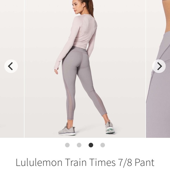 lululemon athletica Pants - SOLD Lululemon Train Times 7/8 Pant in Dusty Dawn